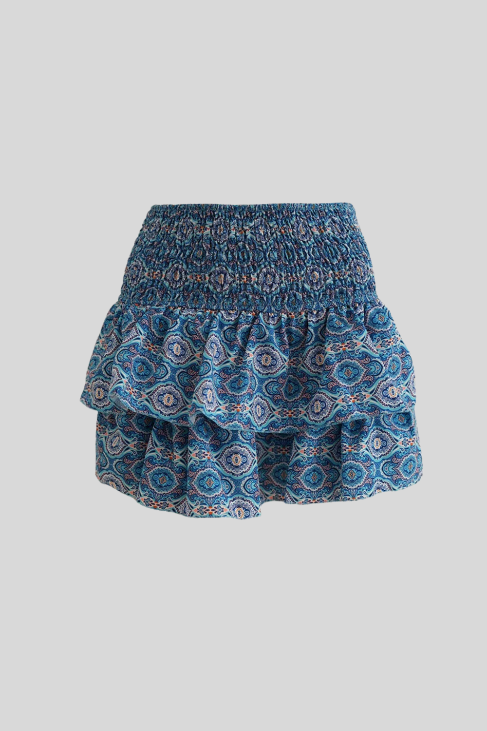 Lucy women's trendy printed skirt with built in shorts