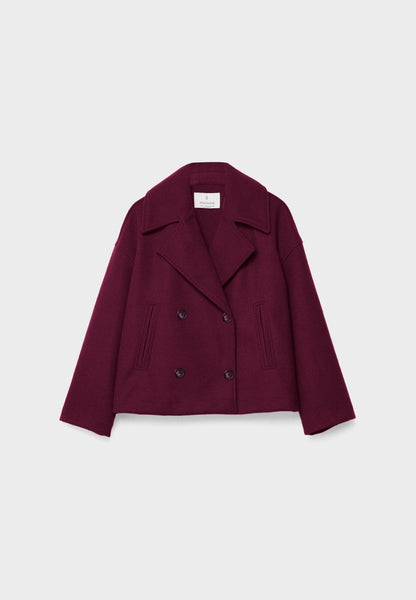 Amy women's double - Breasted cropped jacket